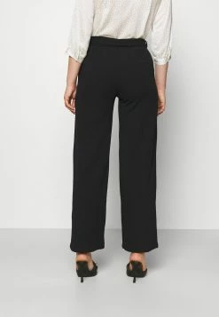 Anna Field Belted Wide Leg Trousers - Pantalones - Black, Mujer -Anna Field Ventas 2022 ea3749ade1cc4a96b516d27326304e14