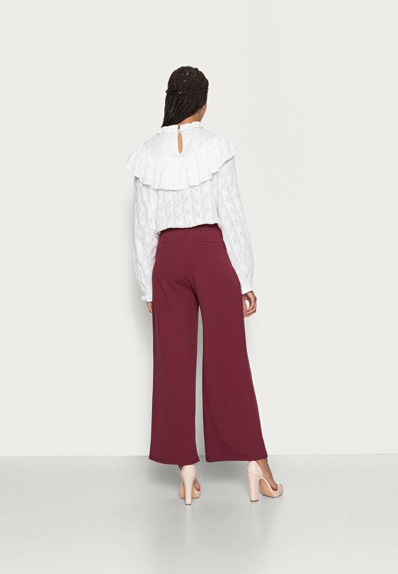 Anna Field Flared Leg Business Trousers - Pantalones - Dark Red, Mujer 5 Anna Field Flared Leg Business Trousers - Pantalones - Dark Red, Mujer - Imagen 3