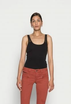 Anna Field Top - Black, Mujer