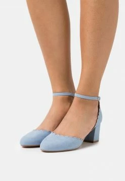 Anna Field Tacones - Light Blue, Mujer