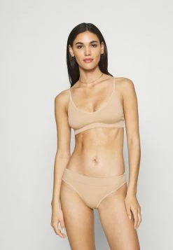 Anna Field Rib Seamless Set - Top - Tan, Mujer