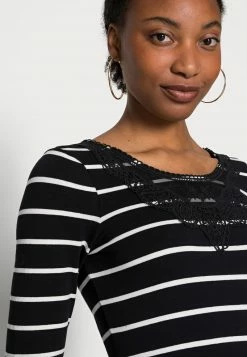 Anna Field Camiseta De Manga Larga - Black/white, Mujer -Anna Field Ventas 2022 eba32b0b8058452988b75bfbce76ec80