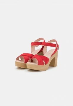 Anna Field LEATHER - Sandalias De Tacón - Red, Mujer -Anna Field Ventas 2022 ecd743cc5a084d55900b6354baf99361