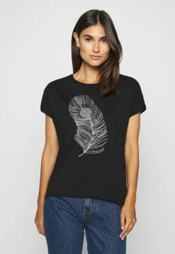 Anna Field Camiseta Estampada - Black, Mujer