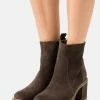 Anna Field LEATHER - Botines - Brown, Mujer