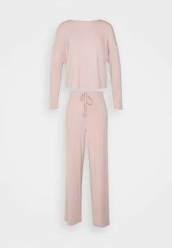 Anna Field WIDE LEG JERSEY SET - Pijama - Pink, Mujer -Anna Field Ventas 2022 f10576af818d4115bf853d1ca5d7c357