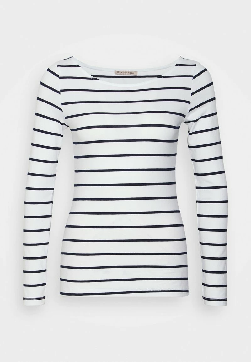 Anna Field 2 PACK - Camiseta De Manga Larga - White/navy, Mujer 4 Anna Field 2 PACK - Camiseta De Manga Larga - White/navy, Mujer - Imagen 2