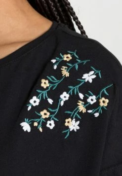 Anna Field MANDALA DITSY FLOWER SHOULDER TEE - Camiseta Estampada - Black, Mujer -Anna Field Ventas 2022 f2e8b5388fcd4de09b915aa6140f411a