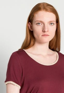 Anna Field Camiseta Básica - Dark Red, Mujer -Anna Field Ventas 2022 f4bf4e8d00be4edeb63a79a3efc71ba6