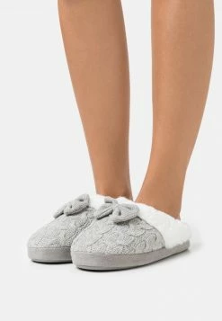 Anna Field Pantuflas - Light Grey, Mujer
