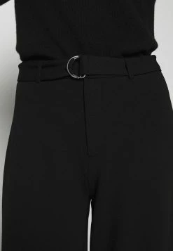 Anna Field BELTED FLARED LEG PANTS - Pantalones - Black, Mujer -Anna Field Ventas 2022 f846b0ba90424fbb8b91aec47aa40781