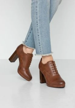 Anna Field COMFORT - Botines De Tacón - Cognac, Mujer