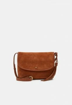 Anna Field LEATHER - Bandolera - Cognac, Mujer