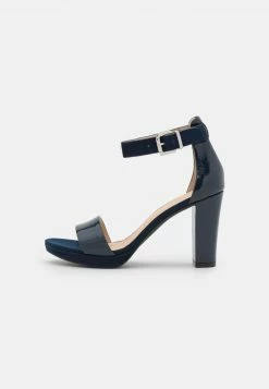 Anna Field LEATHER - Sandalias De Tacón - Dark Blue, Mujer -Anna Field Ventas 2022 fadca79c29df47a5bf720157af85b87a