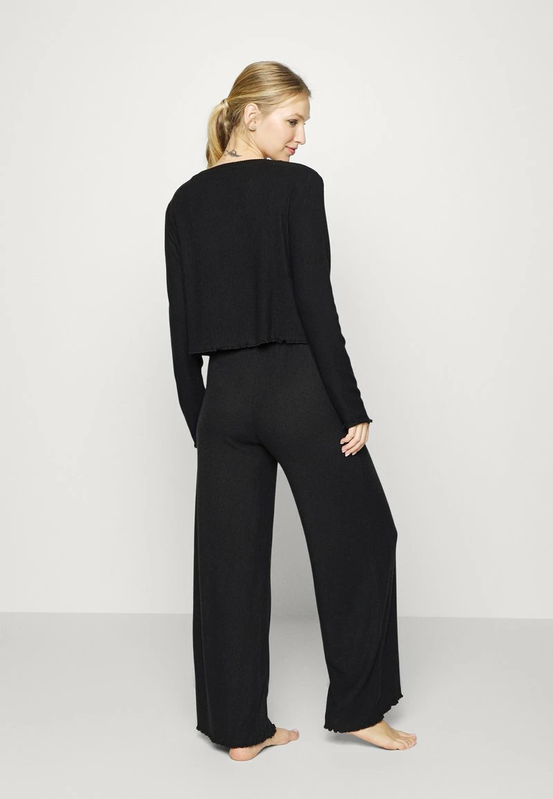 Anna Field 3 PIECE COSY RIB SET - Pijama - Black, Mujer 6 Anna Field 3 PIECE COSY RIB SET - Pijama - Black, Mujer - Imagen 4