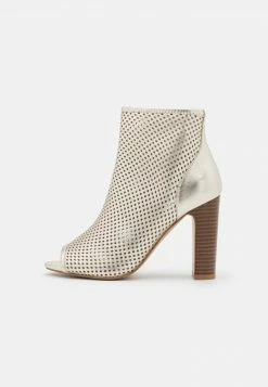 Anna Field LEATHER - Botines De Tacón - Gold, Mujer -Anna Field Ventas 2022 fbb8635260d7433596aa6ae9e0cd5ef4