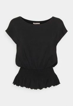 Anna Field Camiseta Básica - Black, Mujer -Anna Field Ventas 2022 fd45d1f845a045bdb2ed9a376bf7f9e3