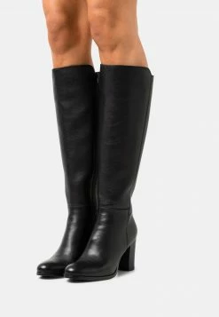 Anna Field LEATHER - Botas - Black, Mujer