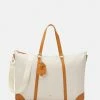 Anna Field Bolsa De Fin De Semana - Off-white/cognac, Mujer -Anna Field Ventas 2022 fe96a335f2a94b7eafed03a9ad41e134