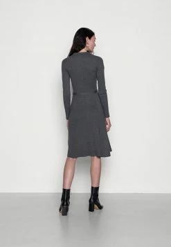 Anna Field POLO MIDI DRESS - Vestido De Punto - Mottled Dark Grey, Mujer -Anna Field Ventas 2022 ffdb30c4e6c145f8ad15cec7d371c840